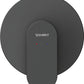 *Matte Black* Duravit WAVE Concealed Shower Mixer Art. WA4210005A46 + GK0900002A00