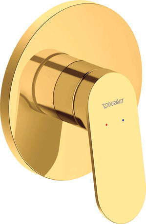 *Polished Gold* Duravit WAVE Concealed Shower Mixer Art. WA4210005A34 + GK0900002A00