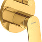 *Polished Gold* Duravit WAVE Concealed Bath Mixer 2-Way Art. WA4210006A34 + GK0900003A00