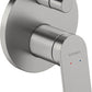 *Brushed Stainless Steel* Duravit WAVE Concealed Bath Mixer 2-Way Art. WA4210006A70 + GK0900003A00