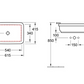 Villeroy & Boch "Architectura" Undercounter Rectangular Basin Art. 41776001