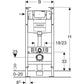 Geberit Duofix Alpha Concealed Cistern Art. 224.096.00.1