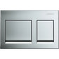 Geberit Alpha 25 Square Flush Actuator Plate Matte Chrome Art. 115.045.46.5