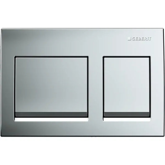 Geberit Alpha 25 Square Flush Actuator Plate Matte Chrome Art. 115.045.46.5