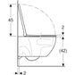 Geberit Acanto Wall Hung TurboFlush WC Art. 502.718.00.1