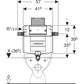 Geberit Omega Concealed Cistern Art. 224.511.00.1