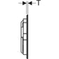 Geberit Sigma40 Flush Actuator Plate Art. 115.629.FW.1 (Brushed Chrome - Easy-to-Clean)