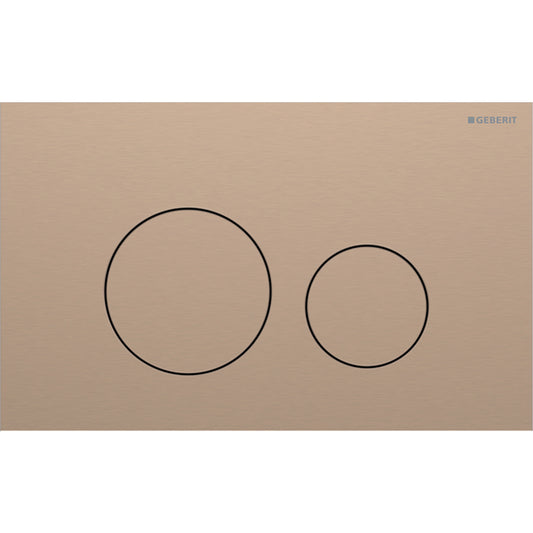 Geberit Sigma40 Flush Actuator Plate Art. 115.628.QB.1 (Brushed Red Gold Easy-to-Clean)