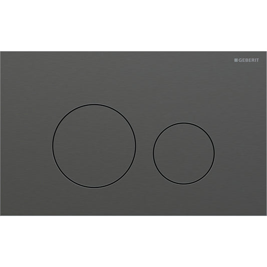 Geberit Sigma40 Flush Actuator Plate Art. 115.628.QD.1 (Brushed Black Chrome Easy-to-Clean)