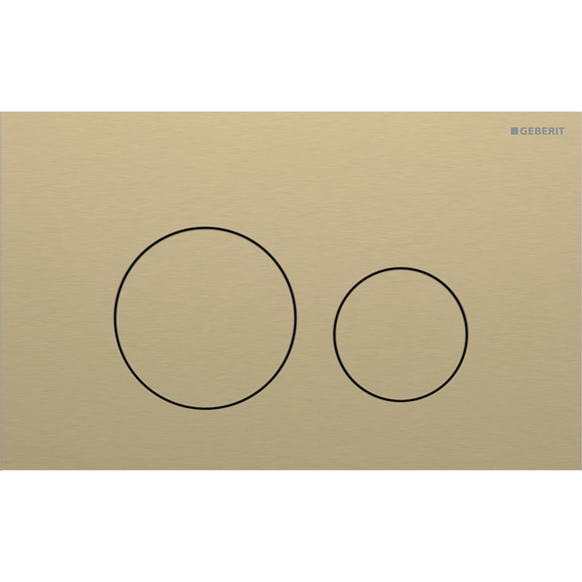 Geberit Sigma40 Flush Actuator Plate Art. 115.628.QF.1 (Brushed Brass Easy-to-Clean)