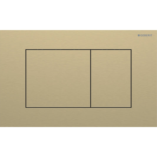 Geberit Sigma40 Flush Actuator Plate Art. 115.629.QF.1 (Brushed Brass- Easy-to-Clean）