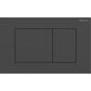 Geberit Sigma40 Flush Actuator Plate Art. 115.629.14.1 (Matte Black - Easy-to-Clean)