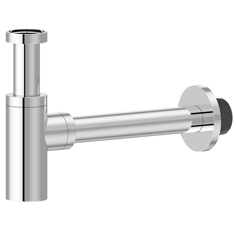 Designer Chrome Plated Bottle Trap
