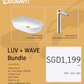 *LUV BUNDLE* Duravit LUV Basin 600mm + Duravit WAVE XL Basin Mixer
