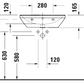 Duravit D-Neo Wall Hung Basin Art. 23666000