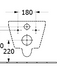 Villeroy & Boch Architectura Wall Hung WC *TwistFlush* Art. 4694C001 + 8M73S101