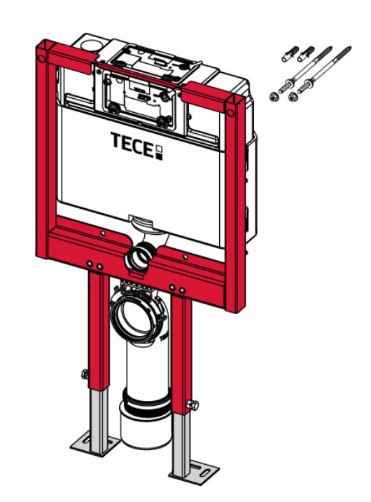 TeceConstruct Full Frame Concealed Cistern 820mm Art. 9300285