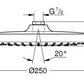 Grohe Tempesta 250 Overhead Shower Art. 26662000