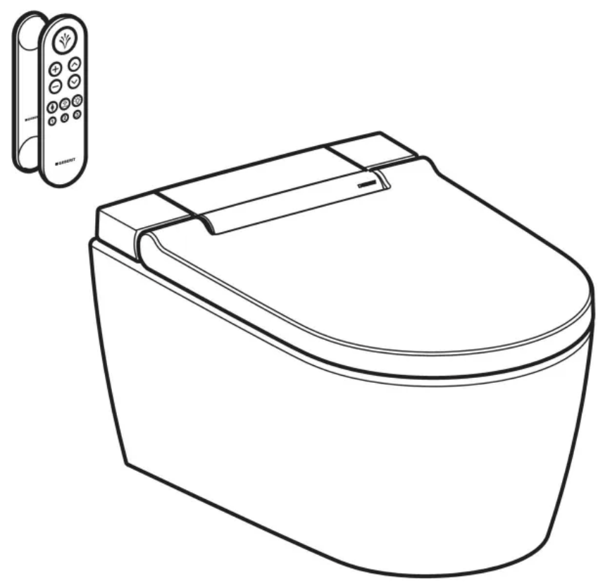 Geberit AquaClean Sela Smart Toilet Wall Hung WC Art. 146.224.11.1
