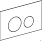 Geberit Sigma40 Flush Actuator Plate Art. 115.628.QF.1 (Brushed Brass Easy-to-Clean)