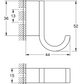 Grohe Selection Single Robe Hook Art. 41039000