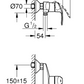 Grohe Eurosmart Single Lever Shower Mixer Art. 33555002