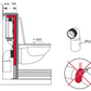 TeceConstruct Full Frame Concealed Cistern 750mm Art. 9300294 (Top Actuation)