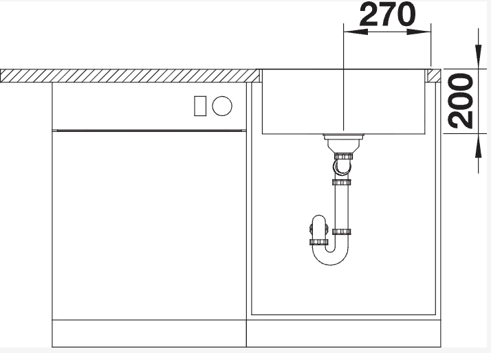 Blanco Quartrus R15 500-IU Kitchen Sink Art. 235642