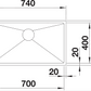 Blanco Quartrus R15 700-IU Kitchen Sink Art. 235645