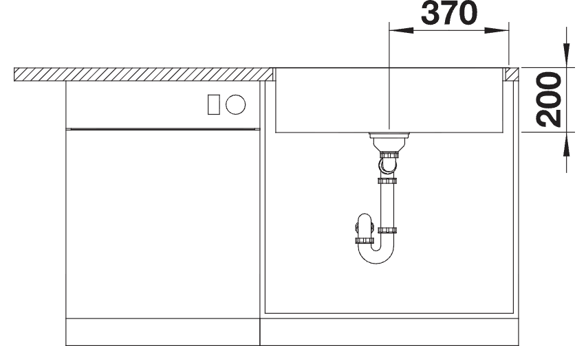 Blanco Quartrus R15 700-IU Kitchen Sink Art. 235645