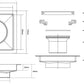 Tece Floor Drain Art. CN01590100