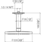 Dornbracht Rain shower ceiling-mounted 220mm Art. 28669970-00