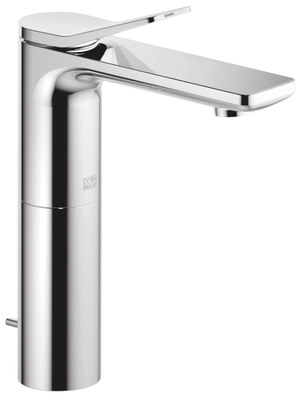 Dornbracht LISSÉ Single-lever lavatory mixer with extended shank with drain - Chrome (Chrome) Art. 33506845-00