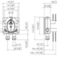 LISSÉ Single Lever Concealed Bath Mixer Art. 36120845-00 + 3502097090