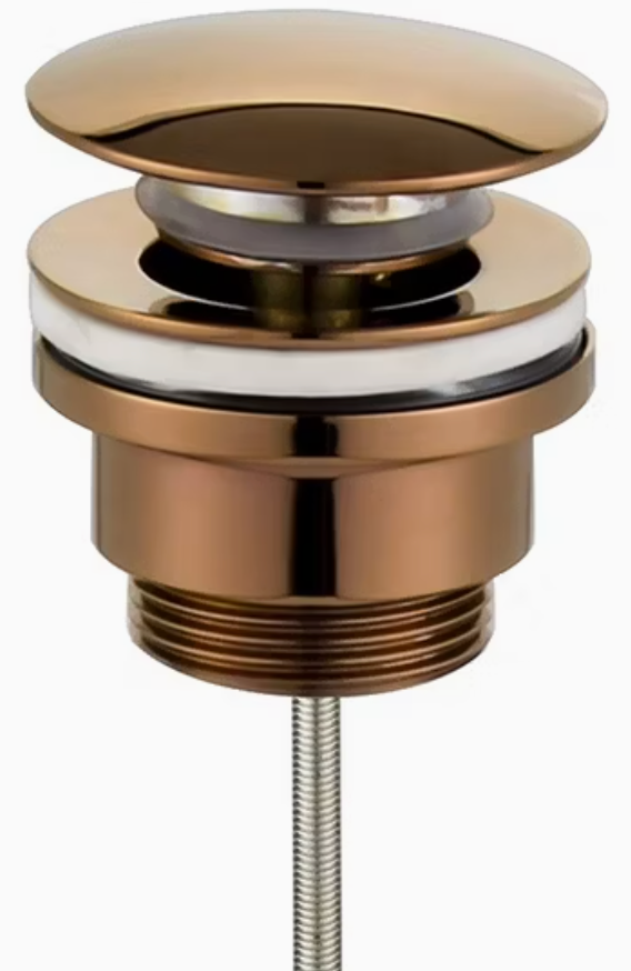 *Rose Gold* Mushroom Pop Up Waste (With/without Overflow) ND517-RG