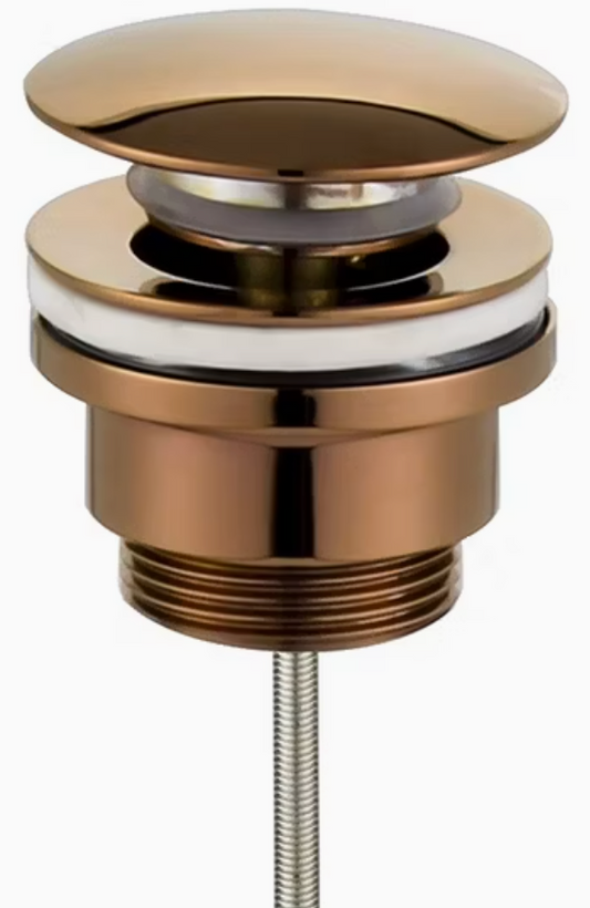 *Rose Gold* Mushroom Pop Up Waste (With/without Overflow) ND517-RG