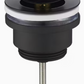 *Matte Black* Mushroom Pop Up Waste (With/without Overflow) ND517-MB