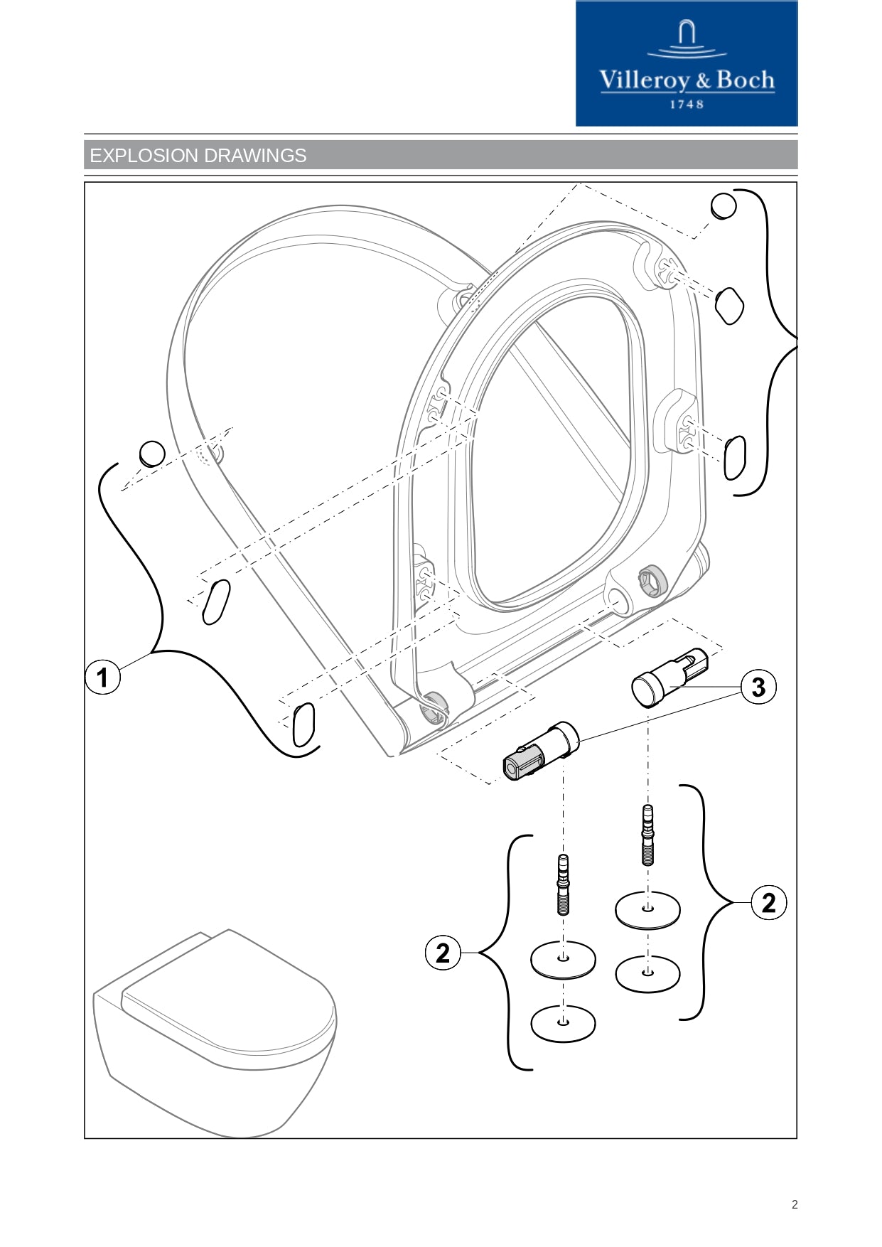 Villeroy & Boch Subway 2.0 Original Seat Cover Art. 9M68S101