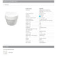 Villeroy & Boch Architectura Wall Hung WC Art. 56841001 + 98M9C101