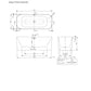 Villeroy & Boch Finion Freestanding Bathtub UBQ177FIN7A100V401 1700 x 700mm (Showroom Display Set)