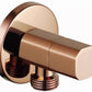 Octagon Angle Valve (Polished Rose Gold) AV01-PRG