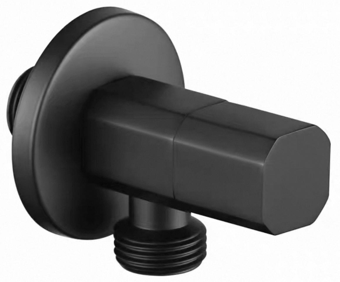 Octagon Angle Valve (Matte Black) AV01-MB