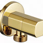 Octagon Angle Valve (Polished Yellow Gold) AV01-PYG