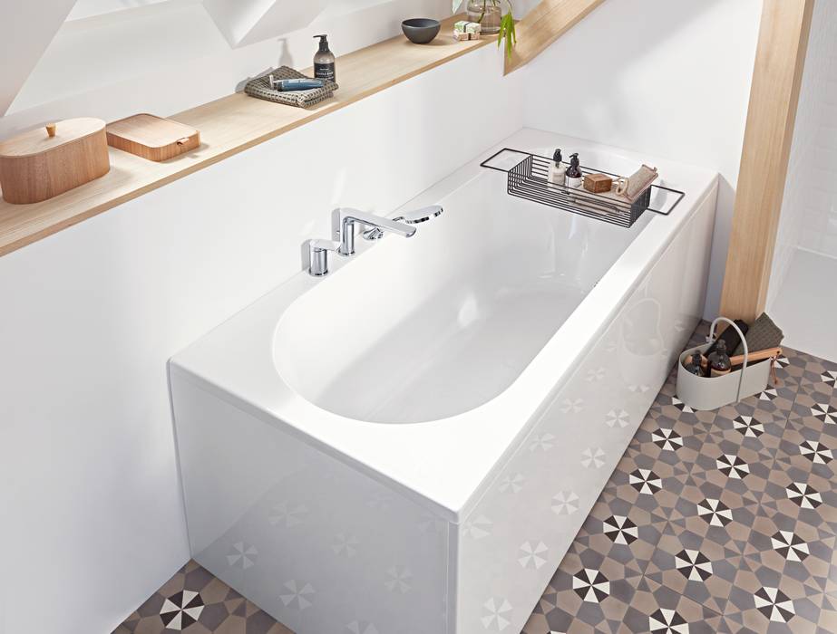 Villeroy & Boch O.novo Rectangular Acrylic Bath Tub Art. UBA180CAS2V-01