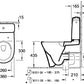 Villeroy & Boch "O.Novo" RIMLESS Close Coupled WC Art. 4606F201 + 5758R101101 + 9M38S101