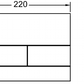 TECESquare Metal II Flush Plate Brushed Black(Anti-Fingerprint) Art. 9240846