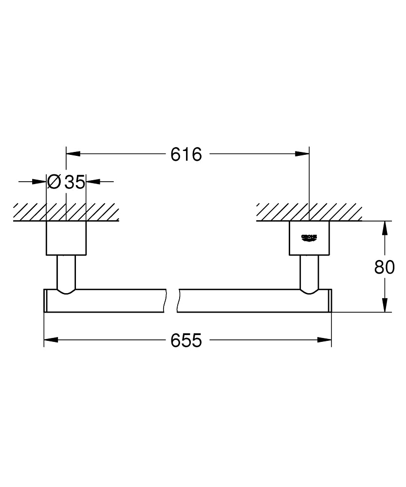 Grohe Atrio Towel Holder Art. 40309003