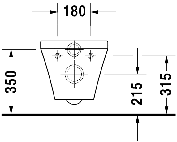 Duravit Durastyle Wall Hung WC Art. 255209 + 006379