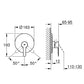 Grohe Lineare Single Lever Shower Mixer Trim Art. 19296001 + Art. 33966000