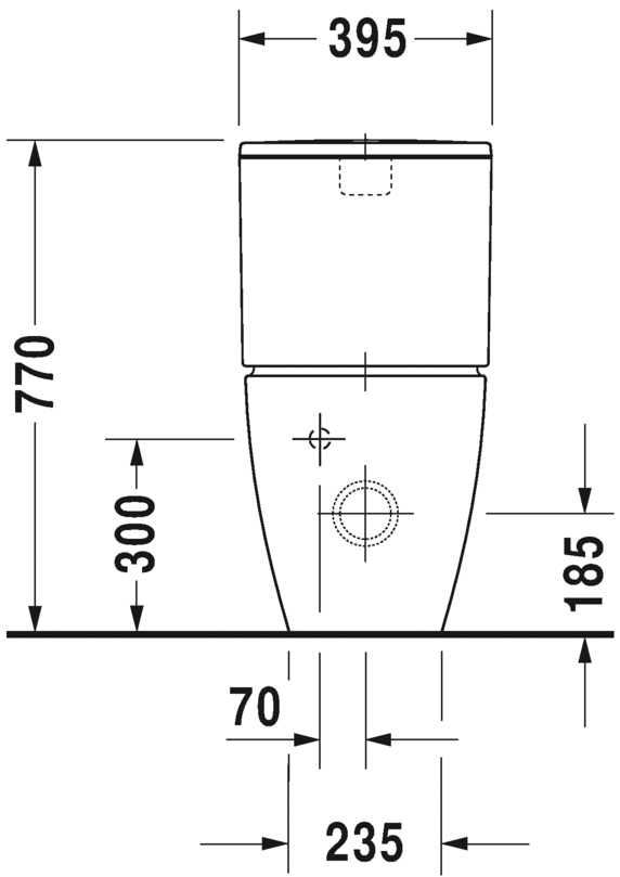 Duravit ME by Starck Close Coupled WC Art. 217009 + 093840085 + 002019